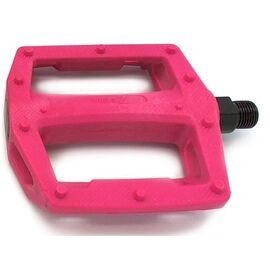 Педали KAMIGAWA  Z-0911,DH/BMX, полимерные, ось CrMo, 9/16", 100х110х28мм, 195г, Z-0911 NYLON PINK, изображение  - НаВелосипеде.рф