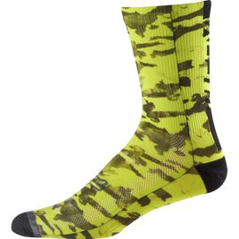 Носки Fox Creo Trail 8-inch Sock, желтые, 18463-130-S/M, Вариант УТ-00043635: Размер: L/XL (42-47 см), изображение  - НаВелосипеде.рф