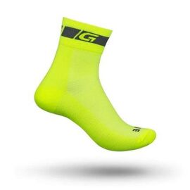 Велоноски GripGrab Summer Sock Hi-Vis, Regular, анатомический покрой, желтый, 3008SHi-Vis Yellow, Вариант УТ-00048469: Размер S (38-41), изображение  - НаВелосипеде.рф