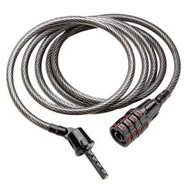 Велосипедный замок Kryptonite Cables Keeper тросовый, кодовый, 5 х 1200 мм, черный, 720018210214, изображение  - НаВелосипеде.рф