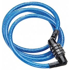 Велосипедный замок Kryptonite Cables Keeper тросовый, кодовый, 7 х 1200 мм, синий, 9333725272775, изображение  - НаВелосипеде.рф