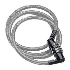 Велосипедный замок Kryptonite Cables Keeper тросовый, кодовый, 7 х 1200 мм, серебристый, 720018215226, изображение  - НаВелосипеде.рф