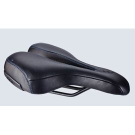 Седло велосипедное BBB SportPlus Active Leather ergonomic saddle memory foam черный б/р, BSD-113, изображение  - НаВелосипеде.рф