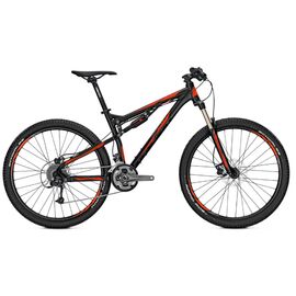 Двухподвесный велосипед МТВ UNIVEGA Renegade 7.0 2017, Вариант УТ-00038540: Рама: L 52 см (Рост 178-190 см) Цвет: черный/оранжевый, изображение  - НаВелосипеде.рф