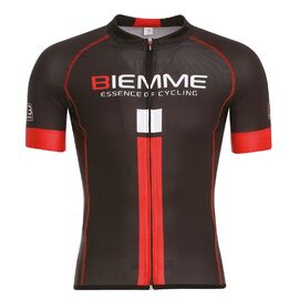 Веломайка короткий рукав Biemme IDENTITY черный /красный,  2018, A12J2032M, Вариант УТ-00111260: Размер: L, изображение  - НаВелосипеде.рф