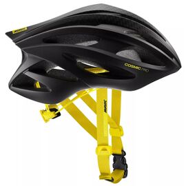 Каска велосипедная Mavic COSMIC Pro'19, черный-желтый, 392426, Вариант УТ-00112253: Размер: M (Обхват головы 54-59см), изображение  - НаВелосипеде.рф