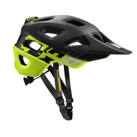 Каска велосипедная MAVIC CROSSMAX PRO'18, Черный/желтый флуоресцентный, 401502, Вариант УТ-00112258: Размер: М (Обхват головы 54-59см), изображение  - НаВелосипеде.рф