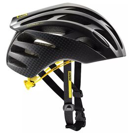 Каска велосипедная MAVIC KSYRIUM PRO MIPS'19, черный-желтый, 404108, Вариант УТ-00117823: Размер: L (Обхват головы 57-61см), изображение  - НаВелосипеде.рф