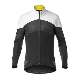 Куртка велосипедная MAVIC Cosmic Thermo windproof, черная-белая, 2019, 404551, Вариант УТ-00112736: Размер: L, изображение  - НаВелосипеде.рф