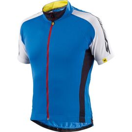 Веломайка короткий рукав MAVIC SPRINT, сине-белый, 2015, 356606, Вариант УТ-00112996: Размер: L, изображение  - НаВелосипеде.рф