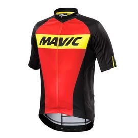 Веломайка короткий рукав MAVIC COSMIC, красный/черный, 2016, 380514, Вариант УТ-00112951: Размер: S, изображение  - НаВелосипеде.рф