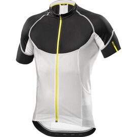 Веломайка короткий рукав MAVIC KSYRIUM PRO, Белый/черный, 2016, 380518, Вариант УТ-00112965: Размер: М, изображение  - НаВелосипеде.рф