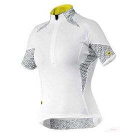 Веломайка женская короткий рукав Mavic Oxygen, белый, 996290, Вариант УТ-00112975: Размер: М, изображение  - НаВелосипеде.рф