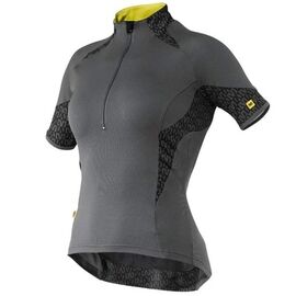 Веломайка короткий рукав Mavic Oxygen, женская, Антрацит, 996291, Вариант УТ-00112974: Размер: L, изображение  - НаВелосипеде.рф