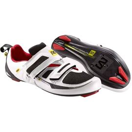 Велотуфли MAVIC TRI RACE Road, бело-черный, 2015, 326507, Вариант УТ-00112566: Размер: 7, изображение  - НаВелосипеде.рф