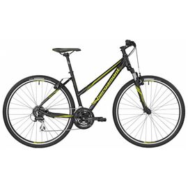 Гибридный велосипед Bergamont Helix 3.0 Lady 2017, Вариант УТ-00077045: Рама: L 48 см (Рост 172-180 см) Цвет: Black / Lime (matt), изображение  - НаВелосипеде.рф