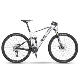 Двухподвесный велосипед BMC Fourstroke 02 SLX/XT, 2016, Вариант УТ-00111630: Рама: S (Рост: 165-174см), Цвет: белый, изображение  - НаВелосипеде.рф