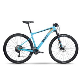 Двухподвесный велосипед BMC Teamelite TE02 SLX, 2017, Вариант УТ-00111685: Рама: S (Рост: 158-172см), Цвет: голубой, изображение  - НаВелосипеде.рф