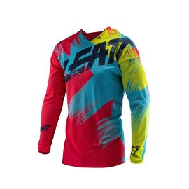 Велоджерси Leatt GPX 4.5 Lite Jersey, красно-желтый 2019, 5019011282, Вариант УТ-00103924: Размер: L , изображение  - НаВелосипеде.рф