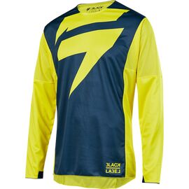 Велоджерси Shift Black Mainline Jersey, желто-синий 2019, 21661-079-L, Вариант УТ-00104451: Размер: L, изображение  - НаВелосипеде.рф