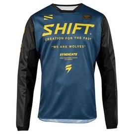 Велоджерси Shift White Muse Jersey, голубой 2019, 21723-007-L, Вариант УТ-00109736: Размер: L , изображение  - НаВелосипеде.рф