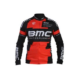 Майка длинный рукав велосипедная BMC Racing Team Replica,черный\красный, 2138, Вариант УТ-00111879: Размер: S, изображение  - НаВелосипеде.рф