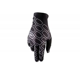 Велоперчатки 100% Celium Glove Timing, черный, 2017, 10005-011-12, Вариант УТ-00118351: Размер: L, изображение  - НаВелосипеде.рф