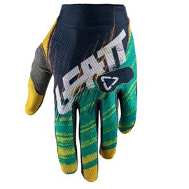 Велоперчатки Leatt GPX 1.5 GripR Glove Gold/Teal 2019, 6019033254, Вариант УТ-00121186: Размер: L, изображение  - НаВелосипеде.рф