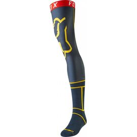 Чулки Fox Knee Brace Sock, сине-желтый 2019, 21793-046-M, Вариант УТ-00104197: Размер: L  , изображение  - НаВелосипеде.рф