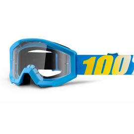 Очки велосипедные 100% Strata, подростковые, JR Cyan / Clear Lens, 50500-012-02, изображение  - НаВелосипеде.рф