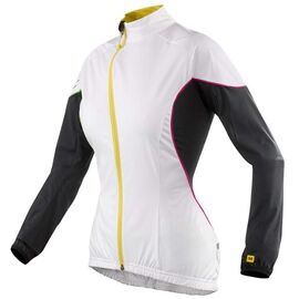 Куртка велосипедная MAVIC BELLISSIMA, женская, бело-черная, 327877, Вариант УТ-00112689: Размер: L, изображение  - НаВелосипеде.рф