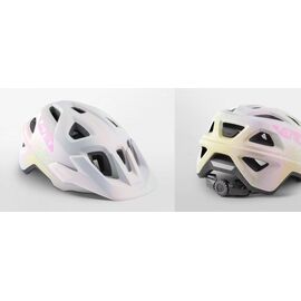 Велошлем подростковый Met Eldar Iridescent White Texture Unisize 2019, 3HM117UNLW1, Вариант УТ-00120945: Размер: 52-57 см, изображение  - НаВелосипеде.рф