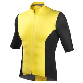 Веломайка короткий рукав MAVIC CXR Ultimate, желтый/черный, 370716, Вариант УТ-00112960: Размер: M, изображение  - НаВелосипеде.рф