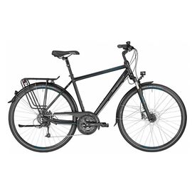 Городской велосипед Bergamont Horizon 6.0 Gent 2017, Вариант УТ-00077039: Рама: L 52 см (Рост 178-185 см) Цвет: черный, изображение  - НаВелосипеде.рф