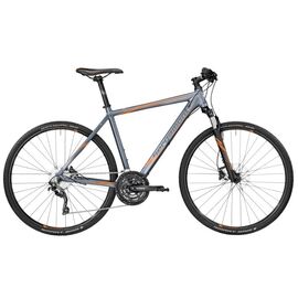 Городской велосипед Bergamont Helix 7.0 2017, Вариант УТ-00077019: Рама: L 52 см (Рост 178-185 см) Цвет: серый, изображение  - НаВелосипеде.рф