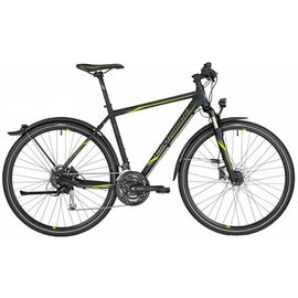 Городской велосипед Bergamont Helix 6.0 EQ Gent 2017, Вариант УТ-00077009: Рама: L 52 см (Рост 178-185 см) Цвет: черный, изображение  - НаВелосипеде.рф