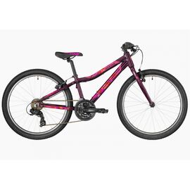 Подростковый велосипед Bergamont Revox Lite Girl 24" 2018, Вариант УТ-00098596: Рама: XS 32 см (Рост 130-145 см) Цвет: violet (shiny), изображение  - НаВелосипеде.рф