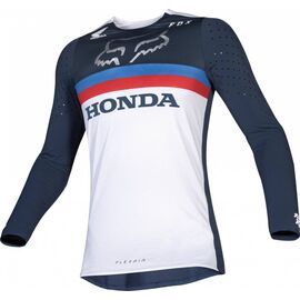 Велоджерси Fox Flexair Honda Jersey, синий 2019, 21724-007-L, Вариант УТ-00104431: Размер: L , изображение  - НаВелосипеде.рф