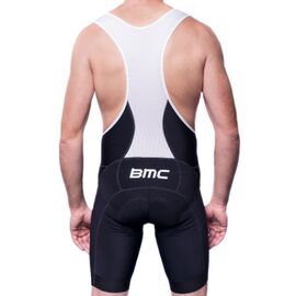 Трусы велосипедные с лямками BMC Perfomance, черно-белый, 212270, Вариант УТ-00111885: Размер: XL, изображение  - НаВелосипеде.рф