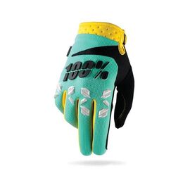 Велоперчатки 100% Airmatic Glove Mint, 2017, 10004-140-11, Вариант УТ-00104279: Размер: M, изображение  - НаВелосипеде.рф