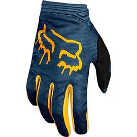 Велоперчатки женские Fox Dirtpaw Mata Womens Glove, сине-желтые, 2019, 21764-046-S, Вариант УТ-00109842: Размер: L , изображение  - НаВелосипеде.рф