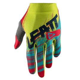 Велоперчатки Leatt GPX 1.5 GripR Glove, красно-желтые, 2019, 6019033274, Вариант УТ-00121196: Размер: L , изображение  - НаВелосипеде.рф