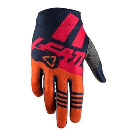 Велоперчатки подростковые Leatt GPX 1.5 Junior Glove Ink/Orange 2019, 6019033330, Вариант УТ-00121227: Размер: M , изображение  - НаВелосипеде.рф