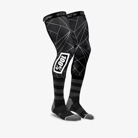 Чулки 100% Rev Knee Brace Performance Moto Socks, черный 2018, 24014-001-17, Вариант УТ-00120845: Размер: L/XL, изображение  - НаВелосипеде.рф
