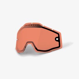 Линза 100% Racecraft/Accuri/Strata Vented Dual Pane Lens Anti-Fog Rose, 51006-016-02, изображение  - НаВелосипеде.рф
