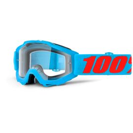 Очки велосипедные 100% Accuri, подростковые,  JR Acidulous Cyan / Clear Lens, 50300-161-02, изображение  - НаВелосипеде.рф