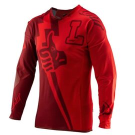 Велоджерси Leatt Jersey DBX 4.0 UltraWeld Stadium Ruby 2019, 5019011432, Вариант УТ-00120862: Размер: L , изображение  - НаВелосипеде.рф