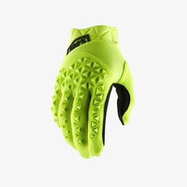 Велоперчатки 100% Airmatic Glove, желто-черный, 2018, 10012-014-12, Вариант УТ-00115621: Размер: L, изображение  - НаВелосипеде.рф