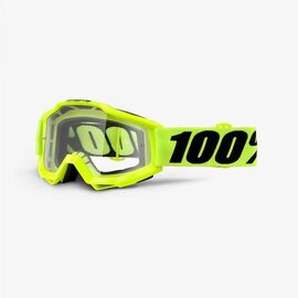 Очки велосипедные 100% Accuri Fluo Yellow OTG / Clear Lens, 50204-004-02, изображение  - НаВелосипеде.рф