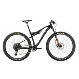 Двухподвесный велосипед Orbea OIZ 29" M30-EAGLE, 2018, Вариант УТ-00113580: Рама: M (Высота: 728 мм) Цвет: черный/оранжевый, изображение  - НаВелосипеде.рф